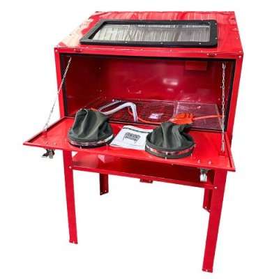 ตู้พ่นทราย ฝาหน้า ขนาด 220L OKURA รุ่น OK-SBC220F