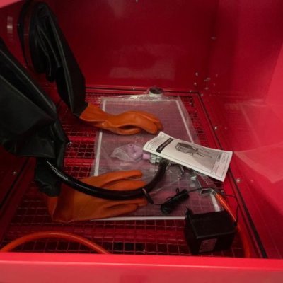 ตู้พ่นทราย ฝาข้าง ขนาด 220L OKURA รุ่น OK-SBC220