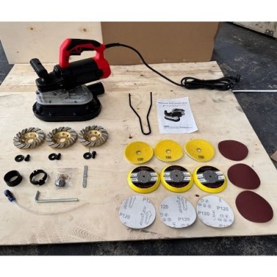 เครื่องขัดหินขัด 4 ” 3 หัว OKURA รุ่น OK-SPM403