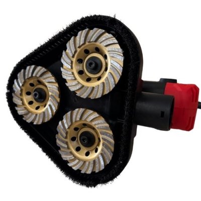 เครื่องขัดหินขัด 4 ” 3 หัว OKURA รุ่น OK-SPM403