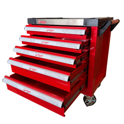 ตู้เครื่องมือ 5 ชั้น สีแดง OKURA รุ่น OK-X5TS
