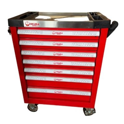 ตู้เครื่องมือ 7 ชั้น สีแดง OKURA รุ่น OK-X7TS