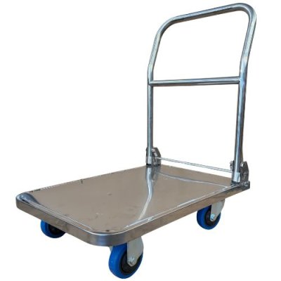 รถเข็นสแตนเลส พับได้ OKURA รุ่น SC300