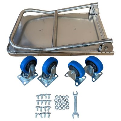 รถเข็นสแตนเลส พับได้ OKURA รุ่น SC300