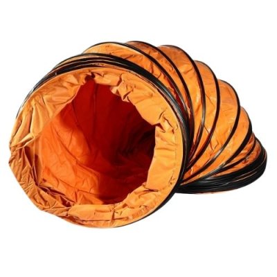 พัดลมระบายอากาศ+ท่อ 10M OKURA รุ่น 2 ล้อ สีแดง