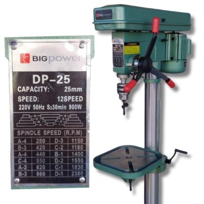 แท่นสว่าน ขนาด 1 นิ้ว 1.2HP   Big Power  รุ่น DP-25