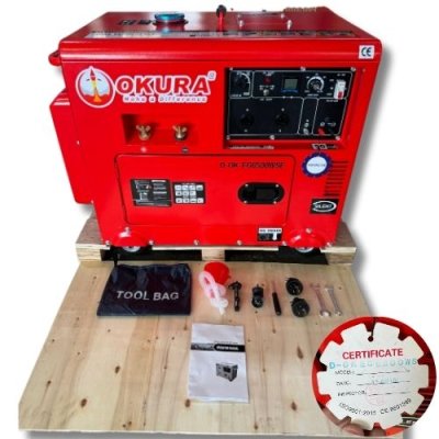 เครื่องปั่นไฟฟ้า OKURA รุ่น : OK-EG6500WSE