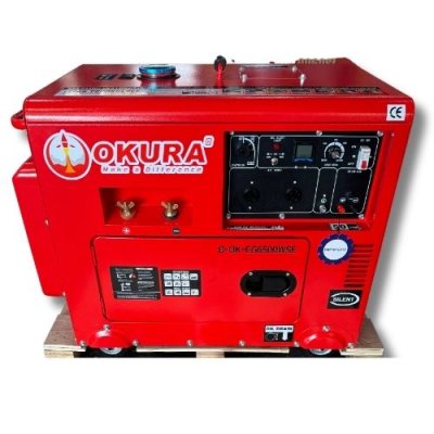 เครื่องปั่นไฟฟ้า OKURA รุ่น : OK-EG6500WSE