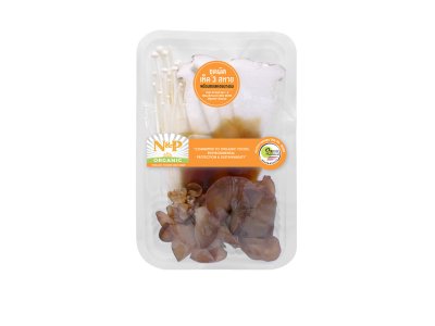 Stir fried set: 3 mushroom Mixed with oyster sauce