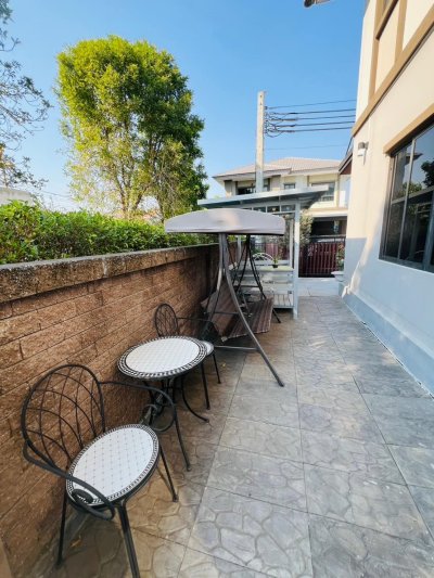 ขายบ้านเดี่ยว 2 ชั้น พร้อมอยู่ ทำเลดี ในโครงการภัสสร วงแหวนบางนา