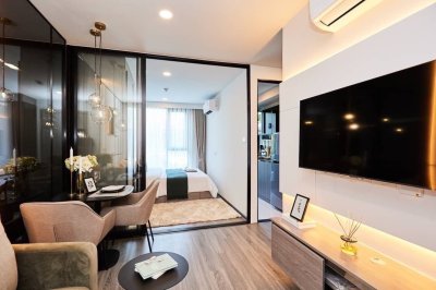 ขายดาวน์คอนโด Origin Place เพชรเกษม ห้องมุม Simplex เพดานสูง อยู่สบาย เลี้ยงสัตว์ได้!