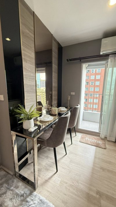 ขายคอนโดพลัมคอนโด รามคำแหง สเตชั่น แต่งครบ ใกล้ Airport Link รามคำแหง เพียง 250 เมตร