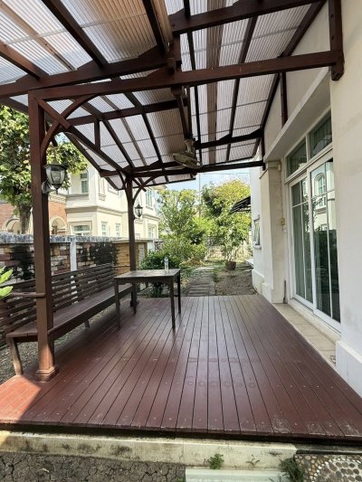 บ้านเดี่ยว 4 นอน 5 น้ำ โครงการ เพอร์เฟค มาสเตอร์พีซ รัตนาธิเบศร์ หน้าโครงการติด MRT ไทรม้า