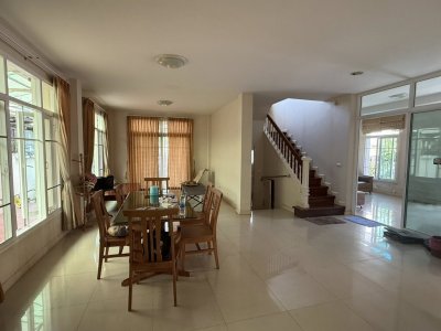 บ้านเดี่ยว 4 นอน 5 น้ำ โครงการ เพอร์เฟค มาสเตอร์พีซ รัตนาธิเบศร์ หน้าโครงการติด MRT ไทรม้า