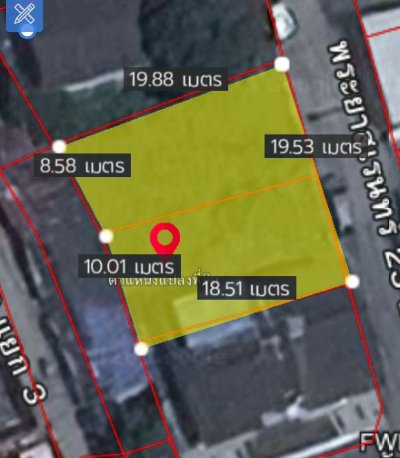 ขายที่ดินเปล่า ทำเลดี พระยาสุเรนทร์ ซอย 23 แยก 1