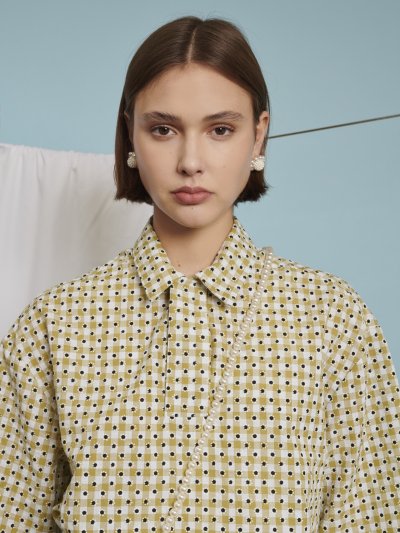 Evelyn Gingham Polo Shirt