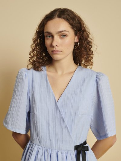 Freja Wrap Mini Dress