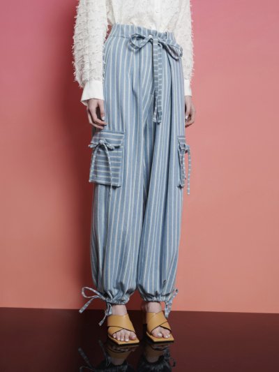 Cleo Striped Cargo Trouser