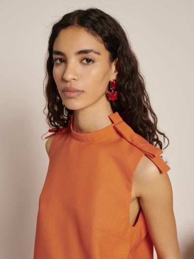 Neroli Bow Crop Top