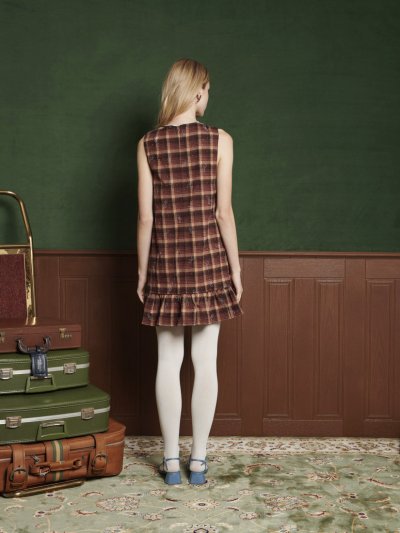 Escapade Check Mini Dress