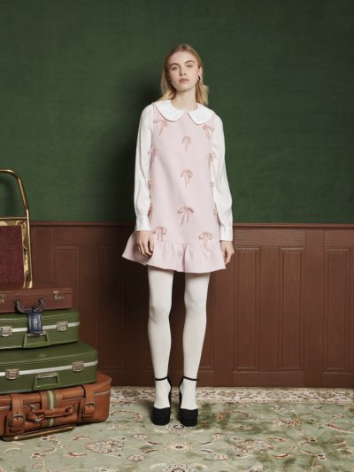 Alpine Bow Mini Dress
