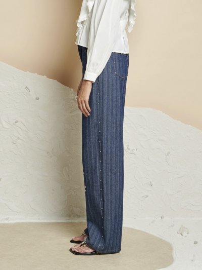 Blakely Denim Studded Jeans