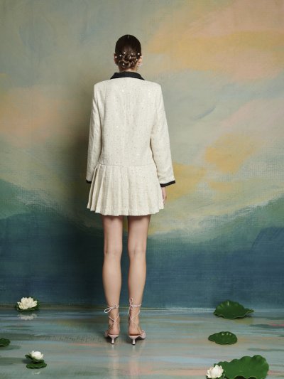 Stage Tweed Mini Dress
