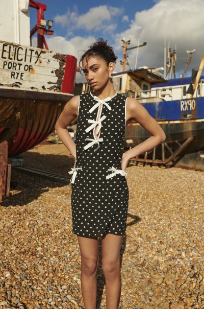 Isles Bow Mini Dress