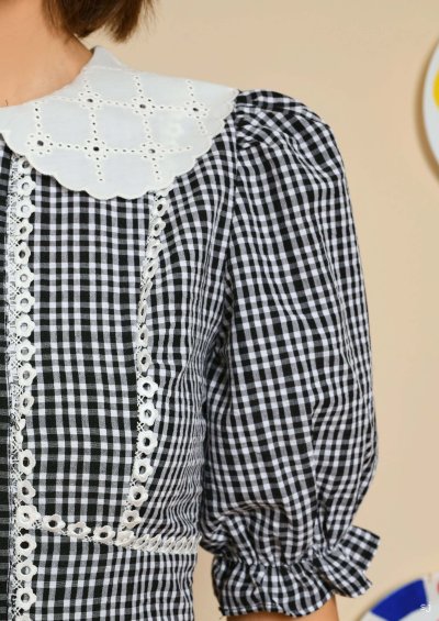 Candia Check Midi Dress