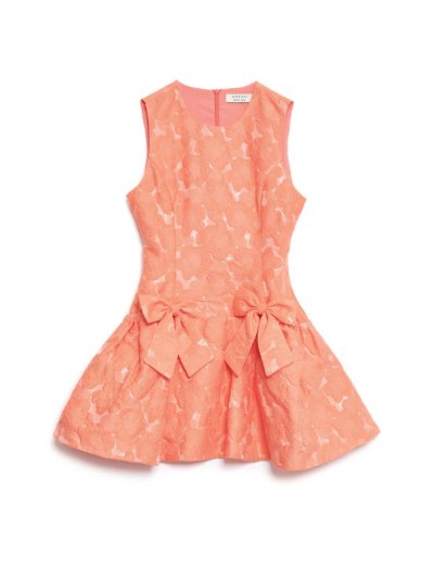 DREAM Tangerine Jacquard Mini Dress