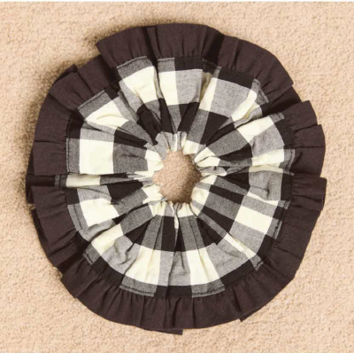 Frill Scrunchie Gingham