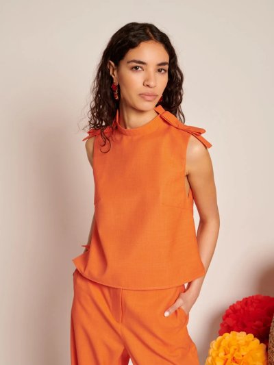 Neroli Bow Crop Top