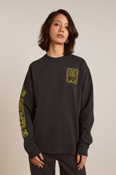 The reader ls tee - Charcoal