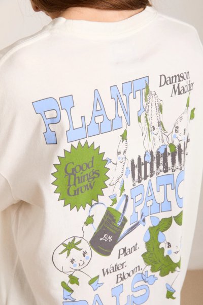 Plant patch pals - Ecru long sleeve