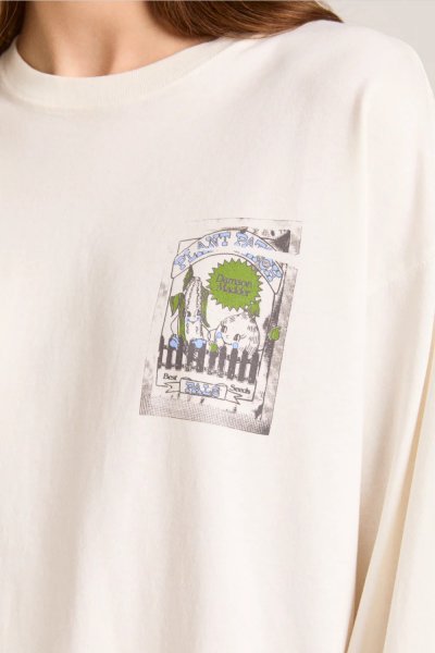 Plant patch pals - Ecru long sleeve