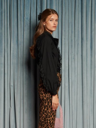 Lullaby Lace Trim Blouse