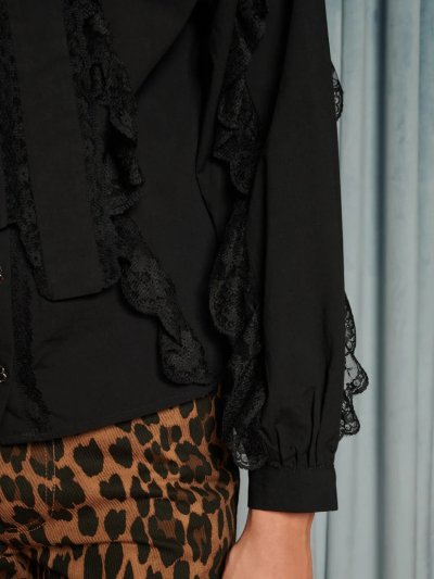 Lullaby Lace Trim Blouse