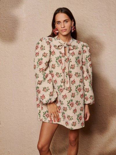 Ember Tapestry Mini Dress