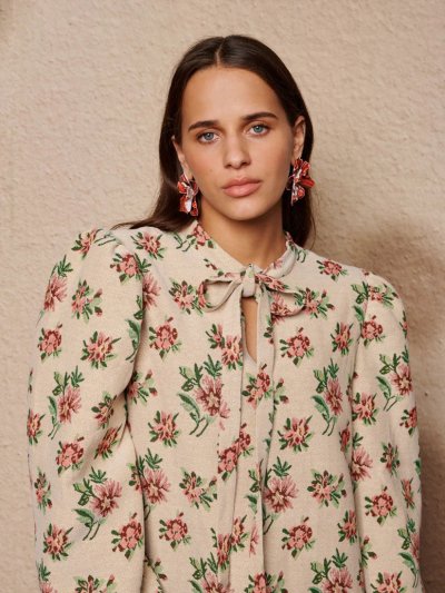 Ember Tapestry Mini Dress