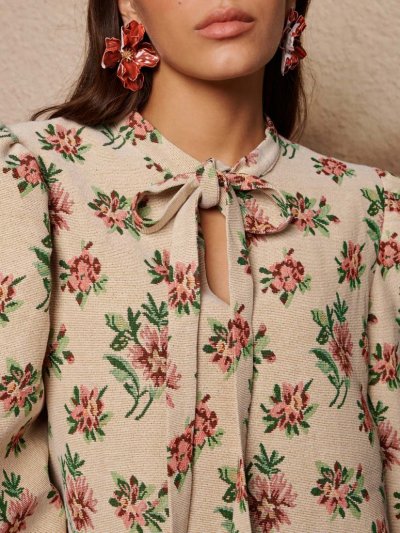 Ember Tapestry Mini Dress