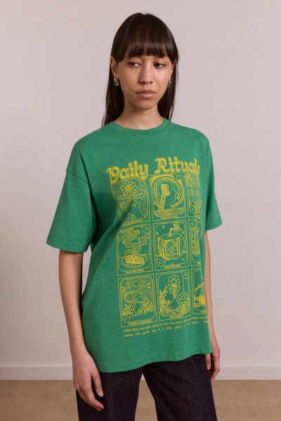 Daily Rituals Graphic Tee - Green