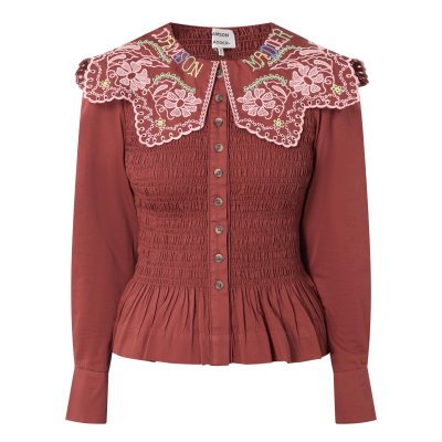 Fern Embroidered Blouse
