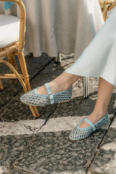 Samantha Suede Ballet Flats