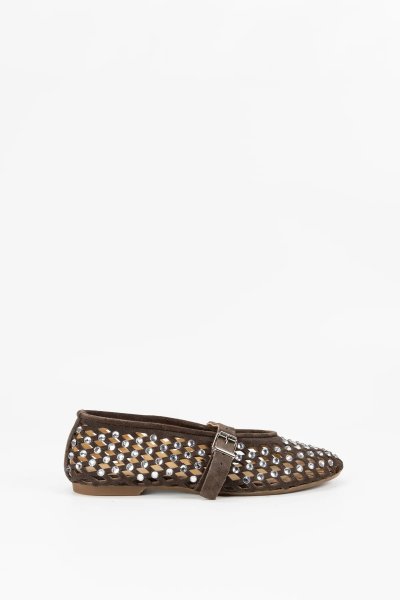 Samantha Suede Ballet Flats