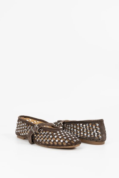 Samantha Suede Ballet Flats