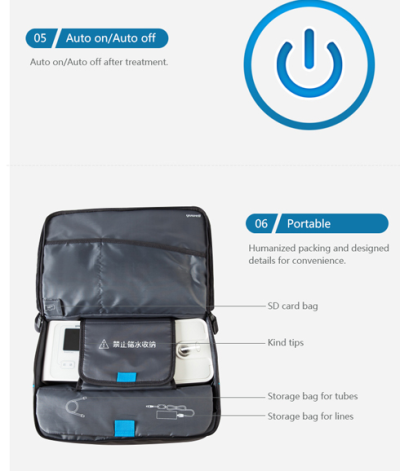 เครื่องอัดอากาศแรงดันบวก CPAP/APAP Yuwell รุ่น YH-560
