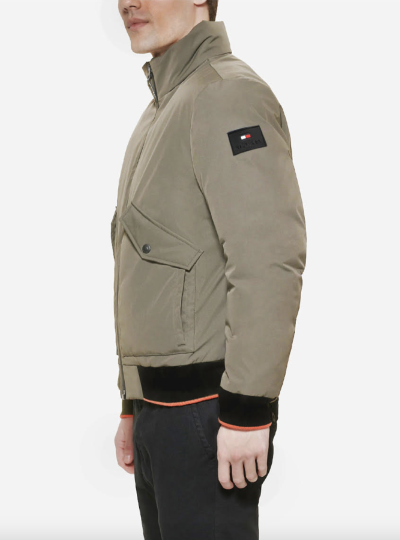 Tommy Hilfiger เสื้อแจ็คเก็ตบุนวม Outer Flex Performance