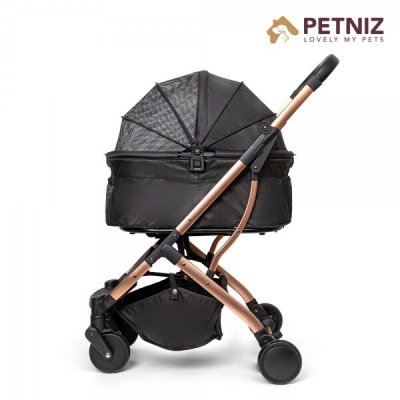 Petniz Pet Dog รถเข็นเด็กแบบถอดออกได้พับได้