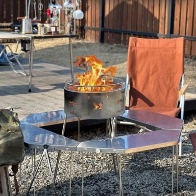 ชุดแท่นจุดไฟตั้งแคมป์ Italico camping fire stand set