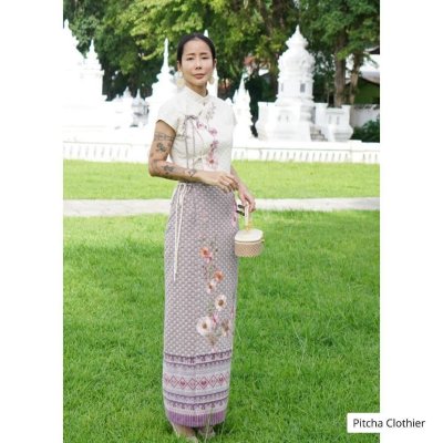 Cotton Top and Teen Jok Skirt Set